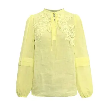 Dyon Women’s Ramie Lace Blouse D25-9987