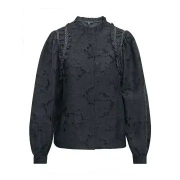 DYON Textured Black Blouse D25 - 9528