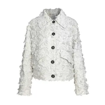 DYON D24-9026 Jacket: Textural Drama in Modern Tweed
